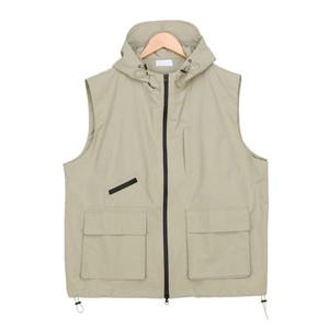 스콰즈 남녀공용 후드조끼 고프코어 포켓집업 여름조끼 SRAT064