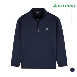 [그린조이]남성 솔리드 반지퍼 티셔츠