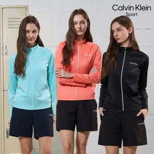 [CK스포츠] 25SS 여성 래쉬가드 셋업 (집업 자켓+반바지)