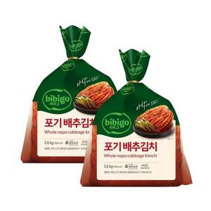 [CJ]비비고 포기배추김치 2.6kg x2개