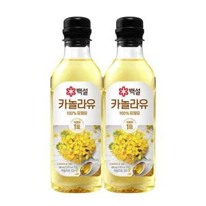 [CJ제일제당]백설 카놀라유 500ml x2개