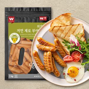 [외갓집] 돈육 94%로 제대로 만든 식감톡톡 소세지 1kg x 2팩