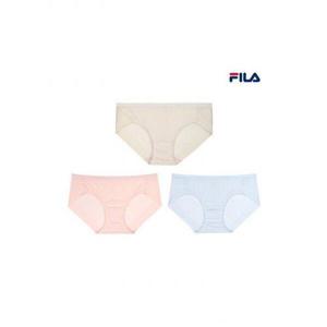 [휠라 언더웨어][휠라] 아웃핏 파스텔 여성 헴드로즈 3종 택 (FI4DRG1448F_3SKU)