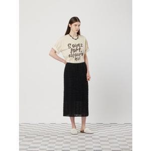 CC콜렉트 H라인 튤 레이스 스커트_C253MSD009