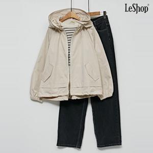 르샵 스트링 후드 간절기 포켓 집업 자켓 (DO1JK010A)