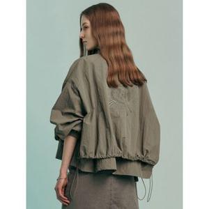 자수포인트 스트링 크롭 야상 점퍼_P340228373