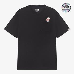 노스페이스 [노스페이스 공식] NT7UR22J 화이트라벨 포켓 EX 반팔 라운드티_BLACK