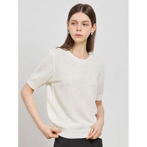 쉬즈미스 크로쉐 고급짜임 니트 탑  택가격  108000원 _P391767404