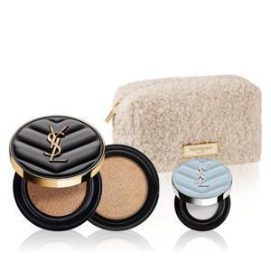 입생로랑 [4월/SSG단독] 엉크르 드 뽀 쿠션&리필 세트(+블러쿠션 미니어처+미니 파우치)