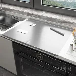 싱크대 조리대 스텐상판 두께1.5mm 주방 미니 도마