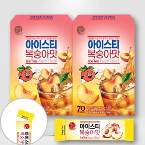 송원 우리차 아이스티 복숭아맛 70Tx2개