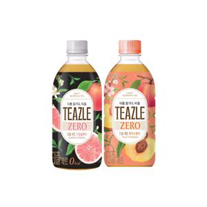 티즐 제로 500ml 자몽블랙티 10개+피치우롱티 10개