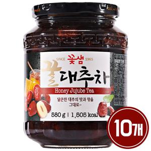 꽃샘 꿀대추차 580g 10개
