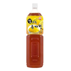 참다음 유자청 농축액 엑기스 청 음료 베이스 1.5L X 2개