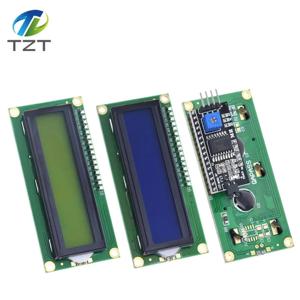 1/3PCS LCD1602+I2C LCD 1602 모듈 블루/그린 스크린 PCF8574 IIC/I2C LCD1602 아두이노용 어댑터 플레이트