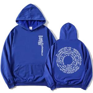 해리스타일즈는 항상 키스를 한다. 디스코, 때때로. 후드티 앨범 디자인 그래픽 프린트 스웨트셔츠 여성 의류 플리스 후드티