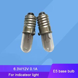표시 등용 10개 E5 1.5V 2.5V 6.3V 12V 24V 미니 전구