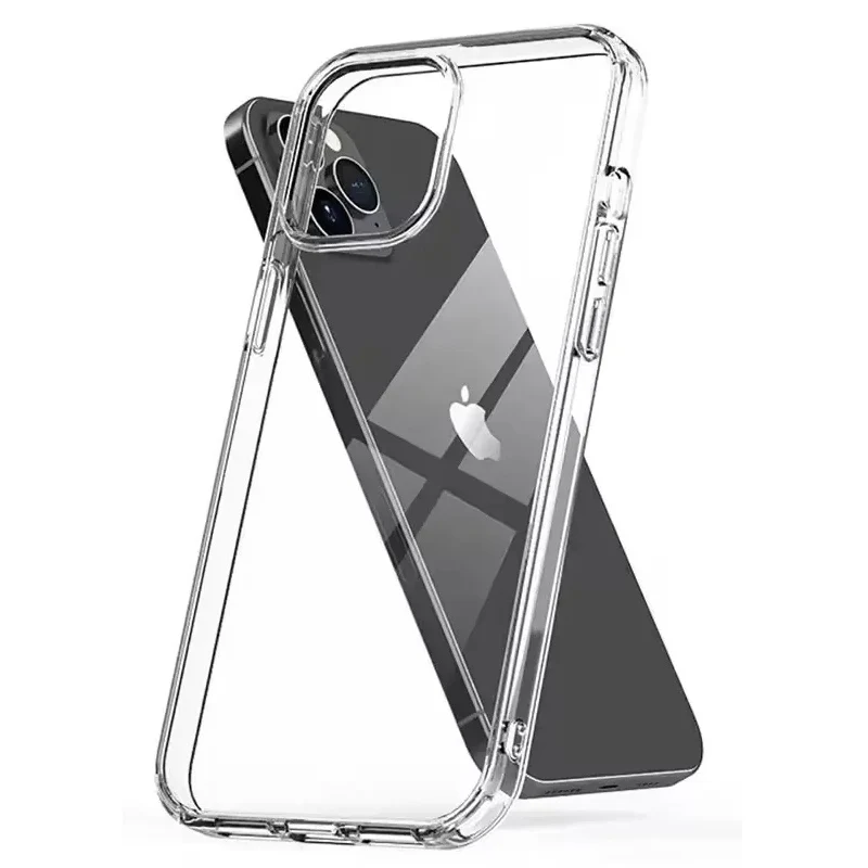 iPhone 11 12 13 14 15 16 Pro Max Plus 13 Mini X Xr Xs 16E 실리콘 소프트 투명 뒷면 커버 용 초박형 투명 전화 케이스