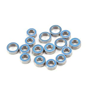 타미야 TT02 TT-02 TT02D TT-02D 1/10 RC 자동차 업그레이드 부품 액세서리용 16PCS 고무 밀폐 볼 베어링 키트