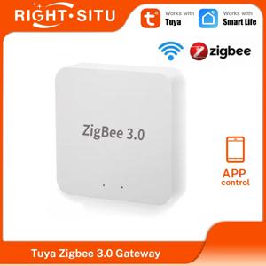 Tuya Zigbee 3.0 게이트웨이 허브 스마트 홈 무선 브리지 스마트 라이프 APP 원격 제어 자동화 장치