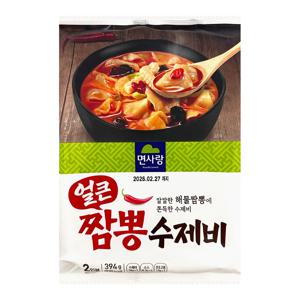 면사랑 얼큰 짬뽕수제비 394g
