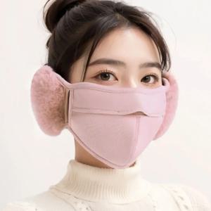 겨울용 따뜻한 방한 귀마개 마스크 간단한 방풍 방진 귀덮개 마스크 귀마개 플리스 자전거 마스크