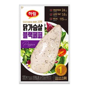 하림 닭가슴살 블랙페퍼 100g