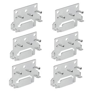 6PACK Ikea Skorva 미드빔 침대 장착 브래킷(피팅 나사 포함) 캠핑카 변환 브래킷 116791 자동차 액세서리
