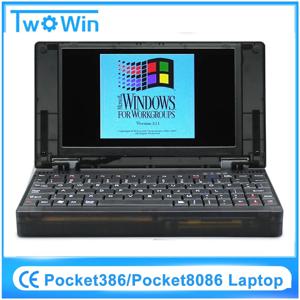 Pocket 386/Pocket 8086 노트북 컴퓨터 CGA 그래픽 카드 직렬 병렬 IBM PC XT 기계 마이크로 컴퓨터 레트로 게임 콘솔