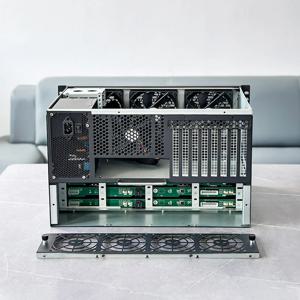 8개의 풀하이트 확장 슬롯이 있는 12베이 NAS 섀시; ATX 마더보드 및 ATX 전원 공급 장치 지원; 2.5인치와 호환 가능