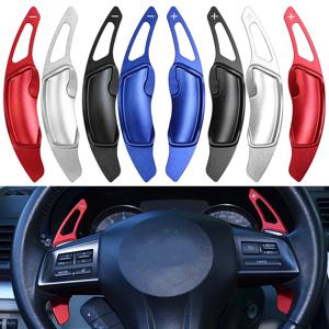 스바루 레거시 WRX STI Forester impreza XV 아웃백 액세서리 용 2pcs 알루미늄 스티어링 휠 시프트 패들 시프터 확장