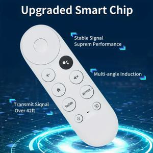 구글 크롬캐스트 리모컨 교체품 G9N9N 음성 스트리밍 미디어 플레이어 4k 스노우