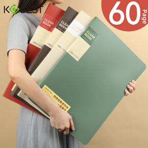 두꺼운 빛 복고풍 색상 A3 문서 폴더 멀티 컬러 매트 사무실 학생 8K 대형 포트폴리오 스케치 폴더 도면