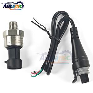 0-100Psi / 0-150psi / 스테인레스 스틸 압력 센서 1/8 NPT 커넥터 포함 오일 연료 Mape 자동차 수리 액세서리