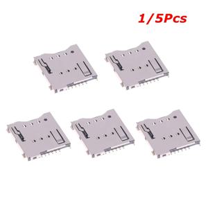 1/5개 MUP-C792 오리지널 마이크로 SIM 카드 커넥터 패치 셀프 피어싱 6 +1 P SIM 카드 슬롯 소켓