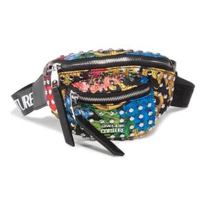 VERSACE JEANS COUTURE 패브릭+인조가죽 패니팩 여성용 멀티컬러 E1VVBBB4-71406-M09