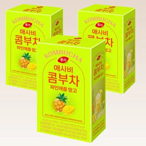 애사비 콤부차 파인애플 망고맛 10T x 3통