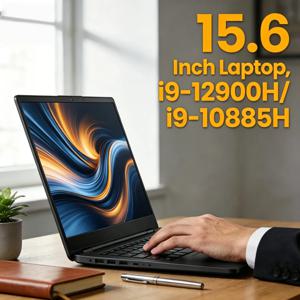 디럭스 비즈니스 울트라북 윈도우11 15.6인치 인텔 코어 i9-10885H/i9-12900H 프로 듀얼 M.2 SSD WIFI5 블루투스 지문인식 잠금해제