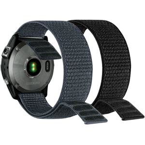 26mm 22mm 훅앤루프 퀵 드라이 시계 밴드 가민 페닉스 7X / 6X / 페닉스 8 / 페닉스 6 / 인스팅트 / 에픽스 2/ 엔듀로 손목 스트랩