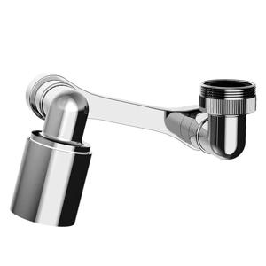 회전 2 모드 수도꼭지 노즐 수도꼭지 22/24MM 나사형 수도꼭지 용 스테인레스 스틸 암 연장 수도꼭지 1080 °