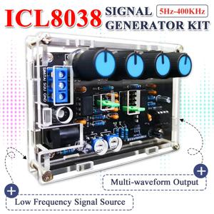 DIY ICL8038 다기능 저주파 신호 발생기 5Hz-400kHz 다중파 DIY 납땜 프로젝트 연습 전자 키트