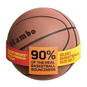 90% 오리지널 바운스를 갖춘 그루브 사일런트 농구 29.5인치 조용한 바운스 실내 NBA 사이즈 No7 에어리스 PU 폼 농구 크리스마스 선물