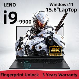 15.6인치 4K HD 초슬림 노트북, 2026 LENO 인텔 코어 i9-9900, 윈도우 11, 16GB 램 1TB SSD, 휴대용 게이밍 비즈니스 노트북