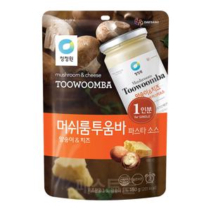 청정원 싱글파우치 머쉬룸 투움바 파스타소스 150g