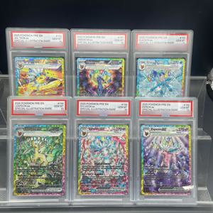 DIY PTCG 이브이루션즈 스페셜 일러스트레이션 레어 테라 EX 컬렉션 카드 10포인트 등급 카드 영어 버전 애니메이션 카드 선물