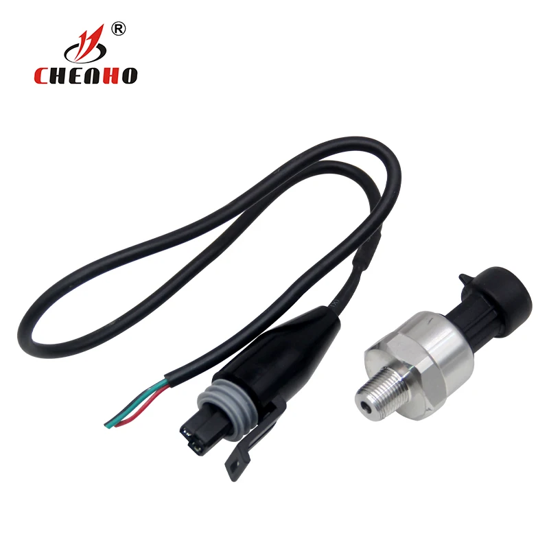 범용 5V 1/8 NPT 압력 변환기 송신기 30/100/150/200/300/500/1000 PSI 오일 연료 공기 물(커넥터 포함)