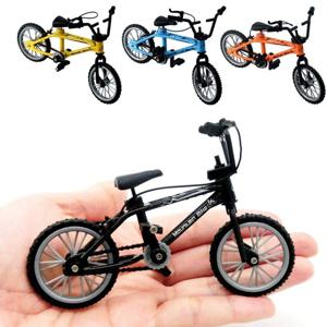 1pcs 레트로 합금 미니 손가락 BMX 자전거 조립 자전거 모델 장난감 가제트 선물 장난감 모델 미니 휴대용 자전거 아이를위한