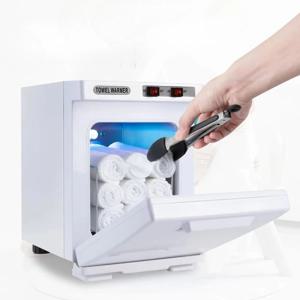 5L 가열 UV 수건 살균기 스파 살롱 및 가정용 체육관 호텔 사용을위한 미니 스마트 빠른 난방 소독 캐비닛 수건 따뜻하게
