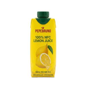 페페브루노 NFC 착즙 레몬즙 330ml