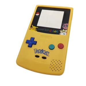 GBC 케이스 게임보이 컬러 교체 노란색 화려한 케이스 GBC 포켓몬 케이스 피카츄